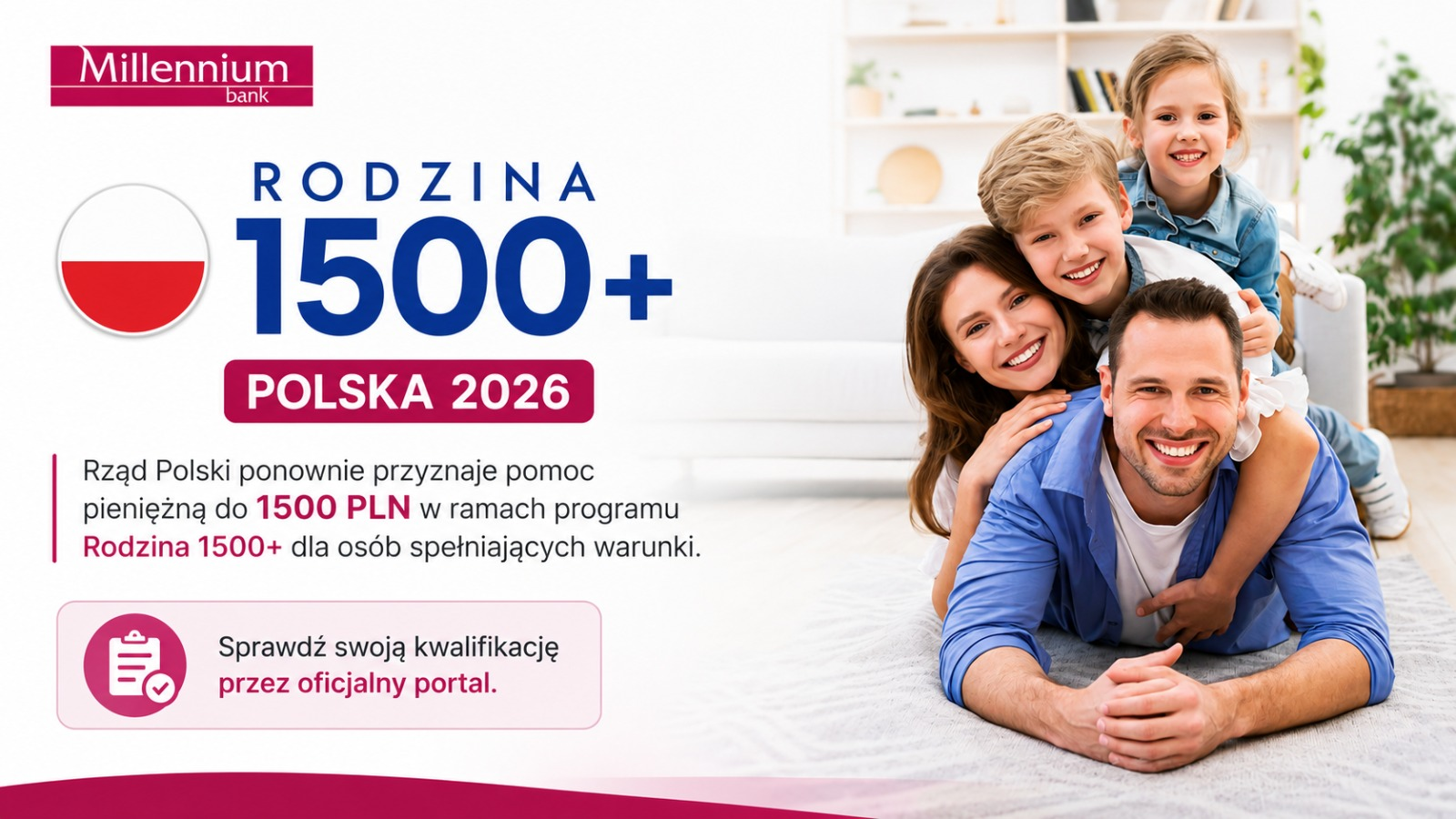 🇵🇱 Rodzina 1500+ Polska 2026 banner